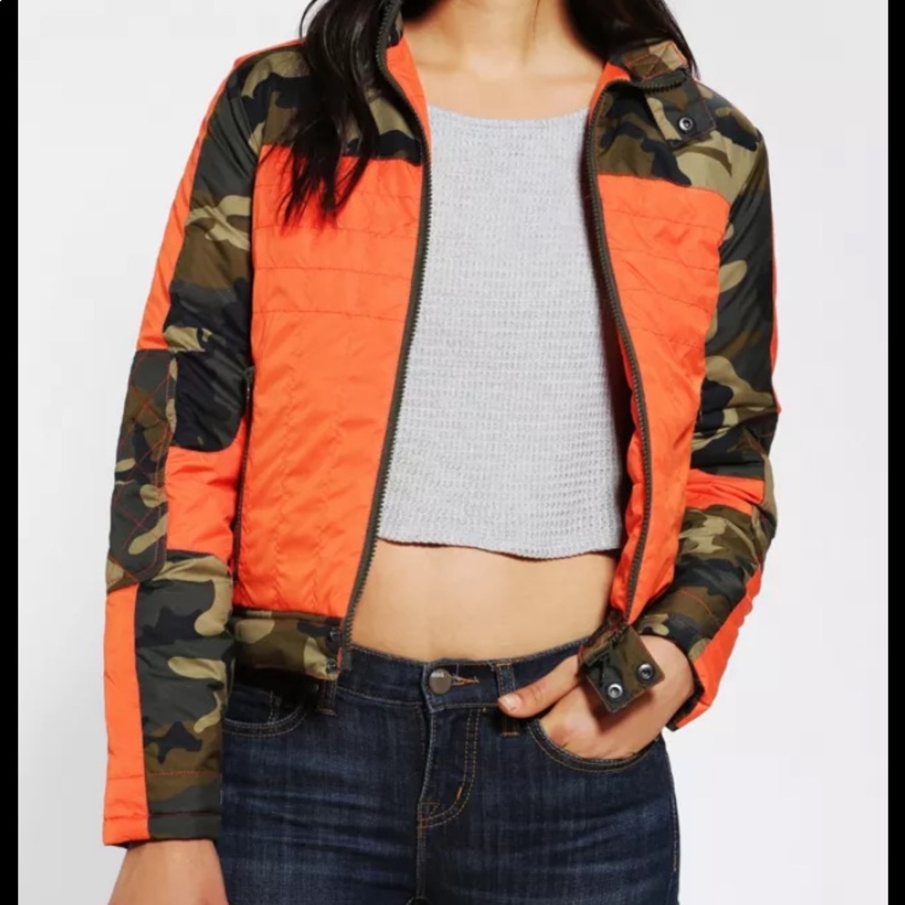 I. Spiewak Camo Rips Top Jacket